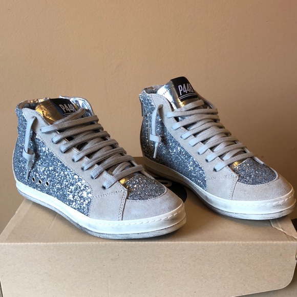 p448 skate glitter high top